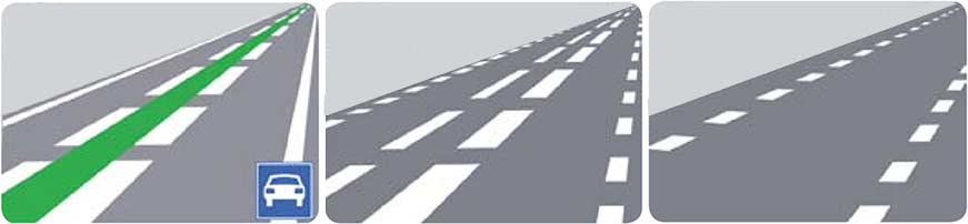 road markings
